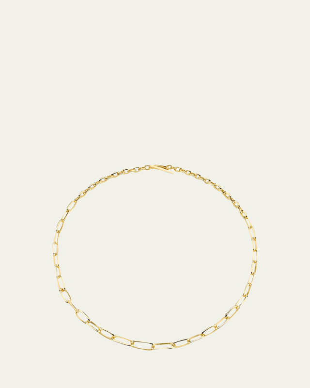 Graduated Knife Edge Oval Link Choker